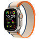 Apple Watch Ultra 2 GPS + Cellular Titanium Case Orange/Beige Trail Loop 49 mm - S/M Montre connectée 4G LTE - Titane - Étanche IP6X - GPS - Cardiofréquencemètre/ECG/SpO2/Température - Écran OLED Retina Always On - Wi-Fi 4 / Bluetooth 5.3 - watchOS 10