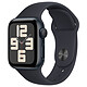 Apple Watch SE GPS (2023) Midnight Aluminium Sport Band Midnight 40 mm - S/M Smartwatch - Aluminium - Waterproof - GPS - Heart rate monitor - Retina display - Wi-Fi 2.4 GHz / Bluetooth 5.3 - watchOS 10 - 40 mm band