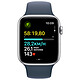 Review Apple Watch SE GPS (2023) Silver Aluminium Sport Band Storm Blue 44 mm - S/M