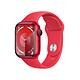 Apple Watch Series 9 GPS + Cellular Aluminium (PRODUCT)RED Sport Band M/L 41 mm Montre connectée 4G LTE - Aluminium - Étanche - GPS - Cardiofréquencemètre/ECG/SpO2/Température - Écran OLED Retina Always On - Wi-Fi 4 / Bluetooth 5.3 - watchOS 10 - Bracelet sport 41 mm