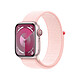 Apple Watch Series 9 GPS + Cellular Pink Aluminium Sport Loop 41 mm 4G LTE Smartwatch - Aluminium - Waterproof - GPS - Heart rate monitor/ECG/SpO2/Temperature - OLED Retina Always On display - Wi-Fi 4 / Bluetooth 5.3 - watchOS 10 - 41 mm sport band