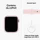 Apple Watch Series 9 GPS + Cellular Aluminium Rose Bracelet Sport Band M/L 41 mm pas cher