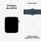 Apple Watch SE GPS + Cellular (2023) Silver Aluminium Bracelet Sport Band Storm Blue 44 mm - M/L pas cher