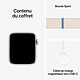 Apple Watch SE GPS + Cellular (2023) Starlight Aluminium Bracelet Sport Loop Starlight 44 mm pas cher