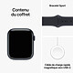 Apple Watch Series 9 GPS Aluminium Minuit Bracelet Sport M/L 45 mm pas cher