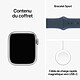 Apple Watch Series 9 GPS Aluminium Argent Sport Band Bleu S/M 41 mm pas cher
