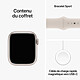 Apple Watch Series 9 GPS + Cellular Aluminium Lumière Stellaire Bracelet Sport Band M/L 41 mm pas cher