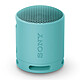 Sony SRS-XB100 Blue Mono wireless nomad speaker - Bluetooth 5.3 - 16h battery life - USB-C - Built-in microphone - Waterproof IP67