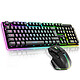 Spirit of Gamer Ultimate 600 Wireless Black Gaming kit with semi-mechanical wireless keyboard with RGB backlighting (French AZERTY), 4800 dpi wireless mouse, 8 buttons, RGB backlighting