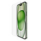 Belkin ScreenForce UltraGlass 2 per iPhone 15 Plus Pellicola di protezione antimicrobica edge-to-edge per Apple iPhone 15 Plus