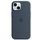 Apple Silicone Case with MagSafe Bleu Orage Apple iPhone 15 Coque en silicone avec MagSafe pour Apple iPhone 15