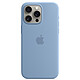 Apple Silicone Case with MagSafe Bleu d'Hiver Apple iPhone 15 Pro Max Coque en silicone avec MagSafe pour Apple iPhone 15 Pro Max
