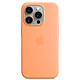 Apple Silicone Case with MagSafe Sorbet à l'Orange Apple iPhone 15 Pro Coque en silicone avec MagSafe pour Apple iPhone 15 Pro