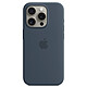 Funda de silicona con MagSafe Azul Tormenta Apple iPhone 15 Pro Funda de silicona con MagSafe para Apple iPhone 15 Pro