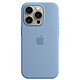 Apple Silicone Case with MagSafe Bleu d'Hiver Apple iPhone 15 Pro Coque en silicone avec MagSafe pour Apple iPhone 15 Pro