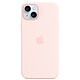 Apple Silicone Case with MagSafe Rose Pâle Apple iPhone 15 Plus Coque en silicone avec MagSafe pour Apple iPhone 15 Plus
