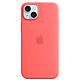 Custodia Apple in silicone con MagSafe Guava per Apple iPhone 15 Plus Custodia in silicone con MagSafe per Apple iPhone 15 Plus