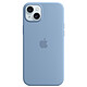 Apple Silicone Case with MagSafe Winter Blue Apple iPhone 15 Plus Silicone case with MagSafe for Apple iPhone 15 Plus