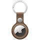 Apple AirTag FineWoven Key Ring Taupe - Porte-clés en tissage fin pour tracker connecté AirTag