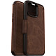 OtterBox Strada MagSafe Brown iPhone 15 Pro Max Leather folio case for Apple iPhone 15 Pro Max