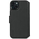 DECODED Folio Leather Case Black iPhone 15 Plus Detachable wallet for iPhone 15 Plus