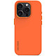 DECODED Silicone Case Apricot iPhone 15 Pro Antimicrobial silicone case for iPhone 15 Pro