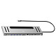Mobility Lab USB-C Docking 12-in-1 USB-C 12-in-1 hub with 2x HDMI, 4x USB-A 3.0, 1x Ethernet, 1x SD, 1x microSD, 2x USB-C 3.0 + Power Delivery (100 W)