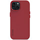Custodia DECODED in silicone rosso per iPhone 15 Custodia in silicone antimicrobico per iPhone 15