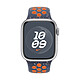 Nota Braccialetto Apple Sport Nike Blue Flame per Apple Watch 45 mm - M/L