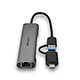 Avis Lindy Hub USB-C/A vers 3x Ports USB-A 3.0 + Gigabit Ethernet