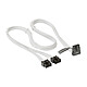 Seasonic 12VHPWR Cable - White 12VHPWR power cable for graphics card - 750 mm