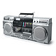 Muse M-380 GBS Portable CD/Cassette/FM/USB/SD card radio with Bluetooth and AUX input