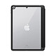 QDOS Etui Folio Muse pour iPad 10.2" - Transparent Gris Étui pour tablette Apple iPad 10.2" (2021/2020/2019 ou 9th/8th/7th gen) 