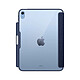 QDOS Etui Folio Muse pour iPad Air 10.9" - Transparent Bleu Étui pour tablette Apple iPad Air 10.9" (2022 ou 10th gen)