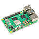 Raspberry Pi 5 4 Go Carte mère ultra-compacte avec processeur ARM Cortex-A76 Quad-Core 2.4 GHz - RAM 4 Go - micro HDMI - USB 3.0 - USB 2.0 - USB-C - Gigabit Ethernet - Wi-Fi 5/Bluetooth 5.0