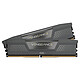 Corsair Vengeance DDR5 32 Go (2 x 16 Go) 6000 MHz CL28 - Gris Kit Dual Channel 2 barrettes de RAM DDR5 PC5-48000 - CMK32GX5M2B6000Z28 - Optimisé pour AMD 