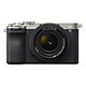 Sony Alpha 7C II Silver/Black + 28-60 mm 33 MP full-frame hybrid camera - 5-axis stabilisation - 3" touchscreen/orientable - OLED XGA viewfinder - 4K video - Wi-Fi/Bluetooth/NFC + 28-60mm f/4-5.6 standard lens