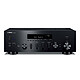 Yamaha R-N600A Black 2 x 80 W integrated stereo connected receiver - DAB/DAB+ - DAC 24 bits/192 kHz - 2 S/PDIF inputs - Phono - 6.35 mm headphones - Subwoofer output - Wi-Fi Bluetooth DLNA and AirPlay