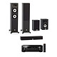 Pioneer VSX-534D Noir + JBL Pack Stage 5.0 A180 Noir Ampli-tuner home cinéma 5.2 - 135W/canal - Dolby Atmos/DTS:X - Dolby Vision/HDR10 - 5x HDMI 2.0 HDCP 2.2 - Bluetooth + Pack d'enceintes 5.0