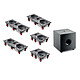 Focal Pack Series 100 + 5.1 5.1 pack with 3 appolito 2-way in-wall speakers + 2 2-way in-wall speakers + 1 active subwoofer