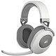 Corsair HS65 Inalámbrico v2 (Blanco) Auriculares inalámbricos para jugadores - Bluetooth/RF 2,4 GHz - Dolby Audio 7.1 - Micrófono - Espuma con memoria - PC/Mac/PS4/PS5