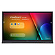 ViewSonic IFP7552 Ecran D-LED interactif tactile 75" - 4K UHD - 8 ms - 400 cd/m² - HDMI/USB/DisplayPort/VGA - Ethernet - Slot OPS - Android 9 - Système audio 2.1 - 2x Stylets inclus