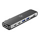 Mobility Lab Hub Adaptador USB-C 7 en 2 con Power Delivery 100 W Doble USB 3.0 Tipo-C a 1 puerto HDMI 4K de 30 Hz + 2 puertos USB-A + 2 puertos USB-C con suministro de energía de 100 W + lector de tarjetas microSD/SD