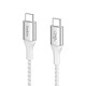 Opiniones sobre Cable USB-C a USB-C 240W de Belkin - resistente (blanco) - 2 m