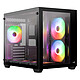 Aerocool Dryft Mini V2 Mini Tower case with tempered glass panels and ARGB fans