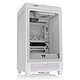 Thermaltake The Tower 200 White Mini Tower case with tempered glass panels and 2 120 mm fans