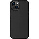 DECODED Coque en cuir pour iPhone 14 Noir Coque en cuir pour iPhone 14 (MagSafe)