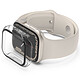 Belkin ScreenForce Protection d'écran 2-en-1 pour Apple Watch Series 9/8/7/SE 44/45 mm (Transparent) Coque de protection d'écran antimicrobienne pour Apple Watch Series 9/8/7/SE 44/45 mm