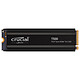 Crucial T500 1 To avec dissipateur SSD 1 To 3D NAND TLC M.2 2280 NVMe - PCIe 4.0 x4