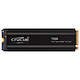 Crucial T500 4Tb with heatsink . SSD 4Tb 3D NAND TLC M.2 2280 NVMe - PCIe 4.0 x4.